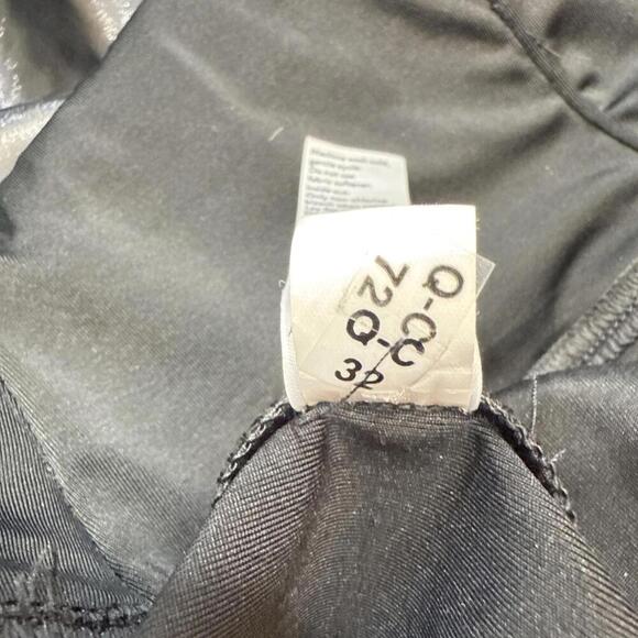 SPANX Black Faux Leather Classic City Business Casual Leggings Pants 1X Petite - Picture 5 of 15